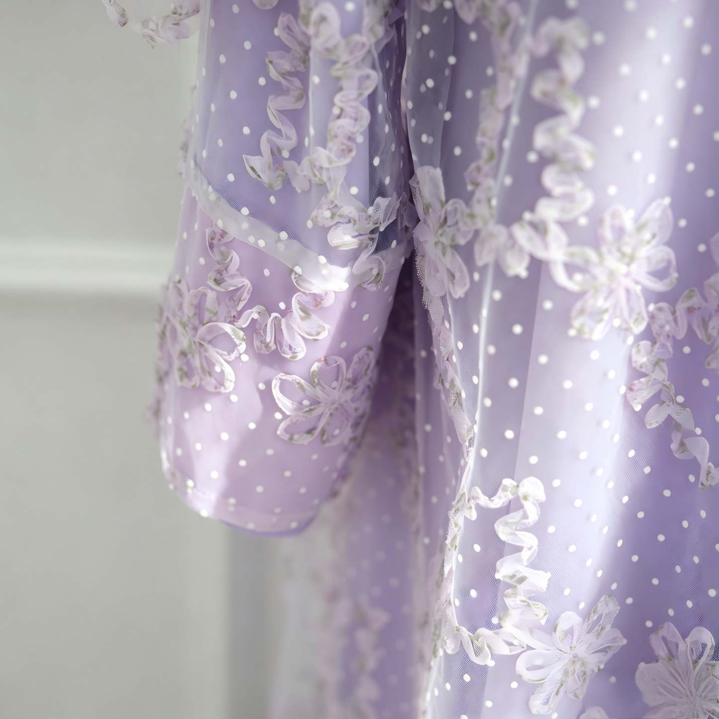Elegant Mesh Cardigan Abaya and Hijab Set