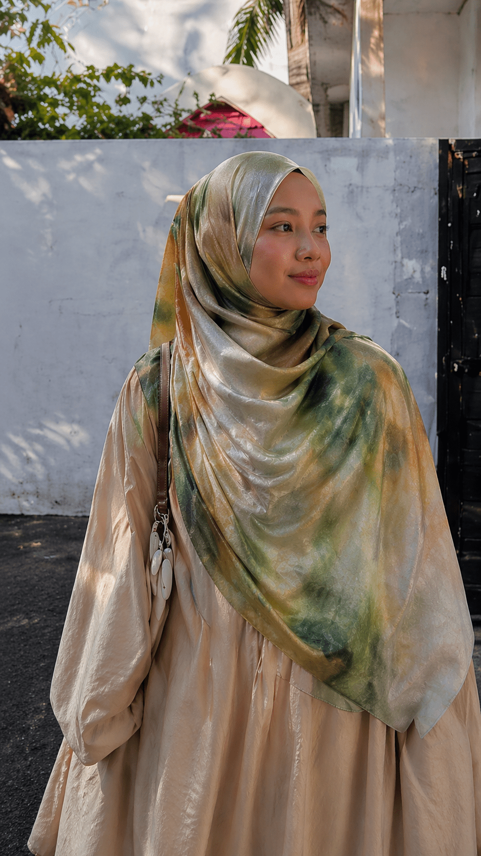 Watercolor Gradient hijab shawl - view 5