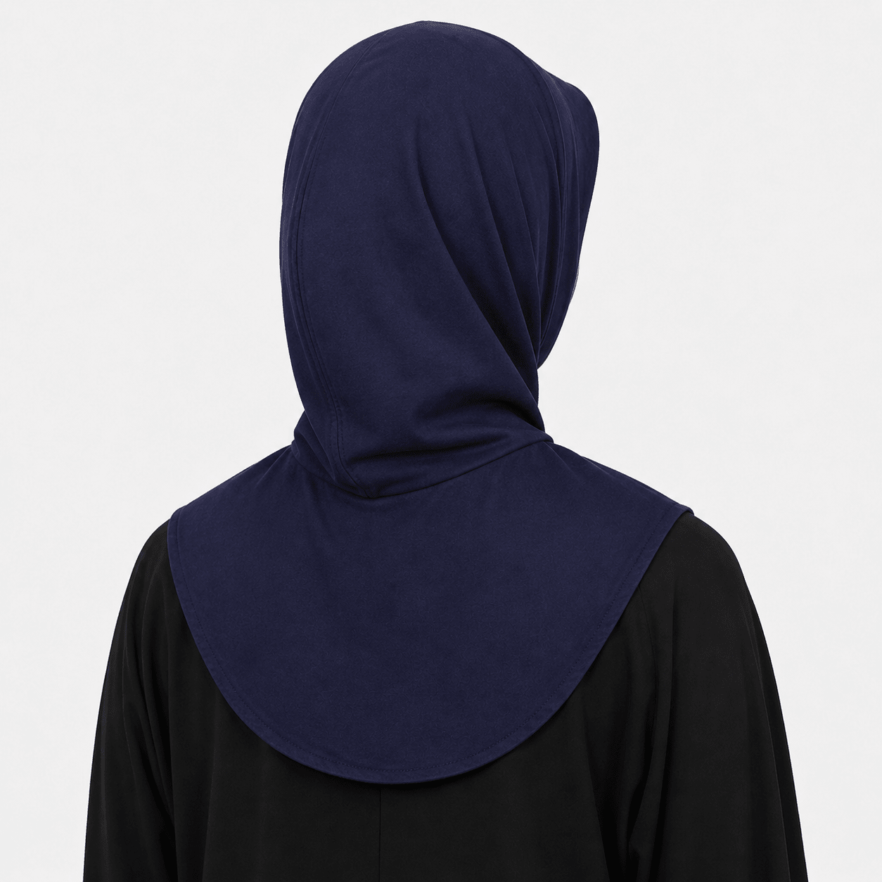 Navy Mercerized Cotton Hijab Cap – Full Coverage Under Scarf - product image 7 of 9 | Lunar Elegance
