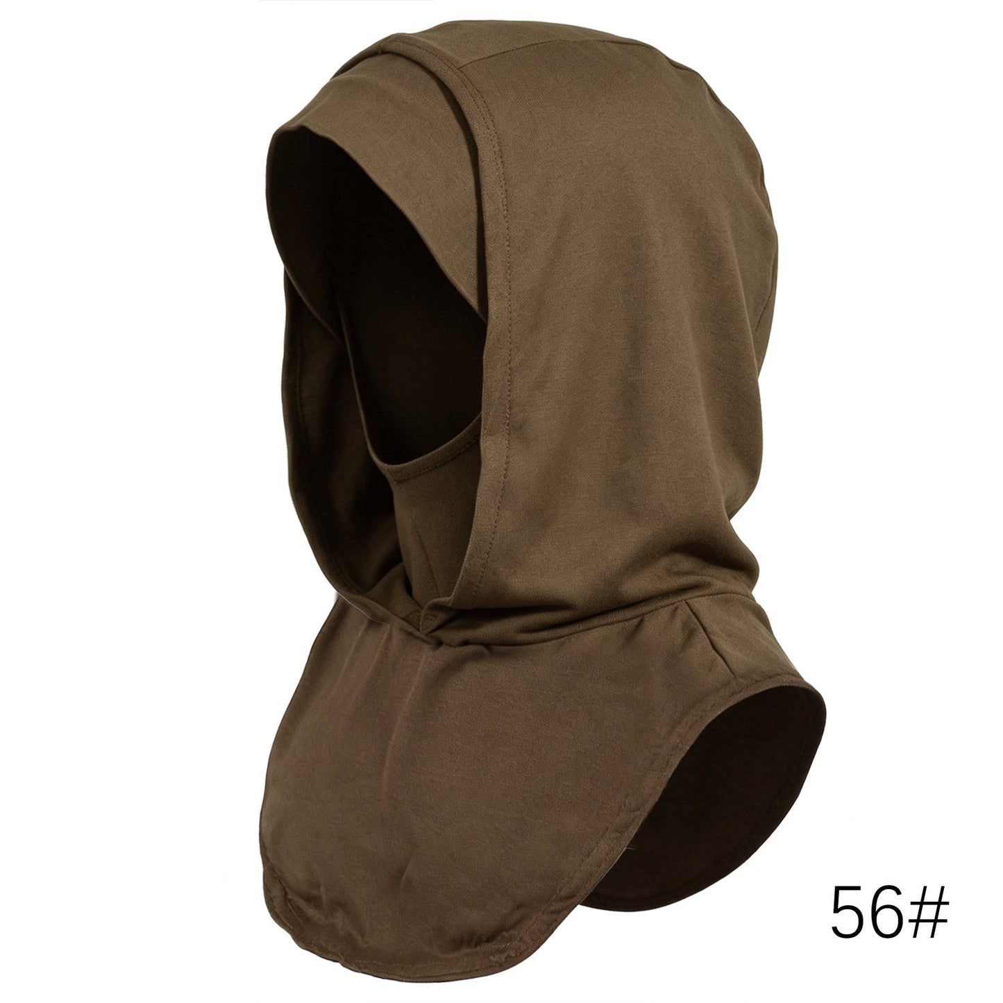 Khaki Mercerized Cotton Hijab Cap – Full Coverage Under Scarf - product image 2 of 8 | Lunar Elegance